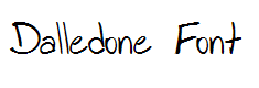 Dalledone Font