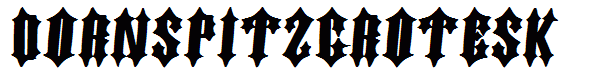 DornspitzGrotesk