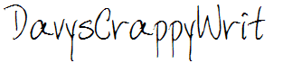 DavysCrappyWrit