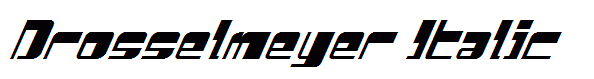 Drosselmeyer Italic