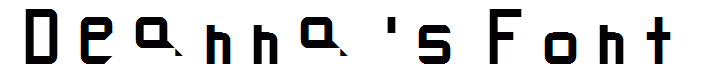 Deanna's Font
