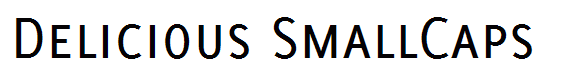 Delicious SmallCaps