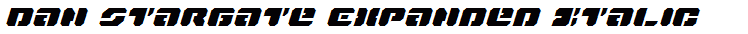 Dan Stargate Expanded Italic