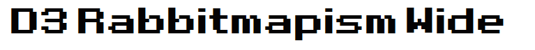 D3 Rabbitmapism Wide