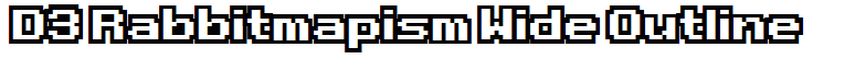 D3 Rabbitmapism Wide Outline