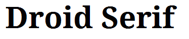 Droid Serif