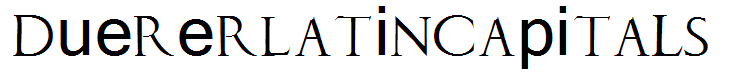 DuererLatinCapitals