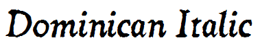 Dominican Italic