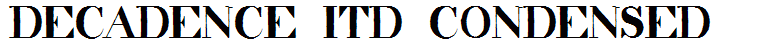 decadence itd condensed