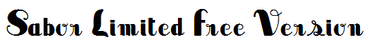 Sabor Limited Free Version
