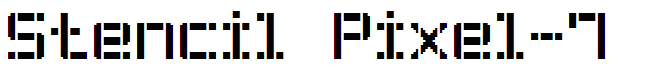Stencil Pixel-7