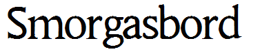 Smorgasbord