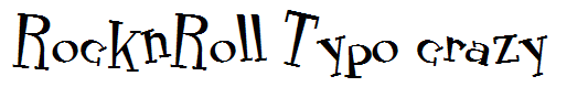 RocknRoll Typo crazy