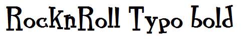 RocknRoll Typo bold