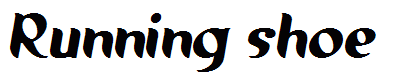 Running shoe