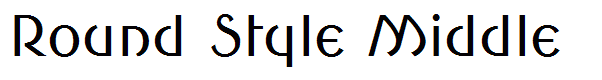Round Style Middle