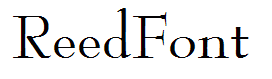 ReedFont