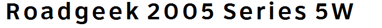 Roadgeek 2005 Series 5W 
