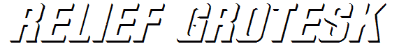 Relief Grotesk