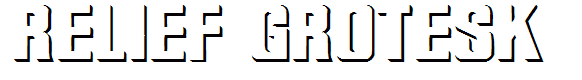 Relief Grotesk
