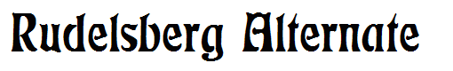 Rudelsberg Alternate