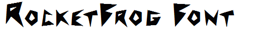 RocketFrog Font