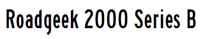 Roadgeek 2000 Series B