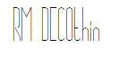 RM DECOthin