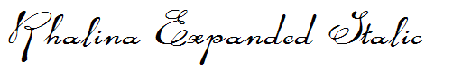Rhalina Expanded Italic