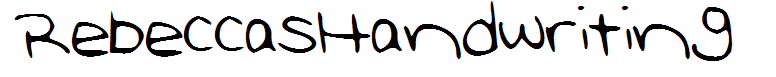 RebeccasHandwriting