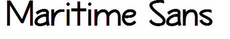 Maritime Sans