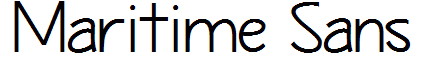 Maritime Sans