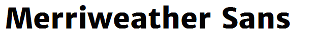 Merriweather Sans