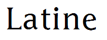 Latine
