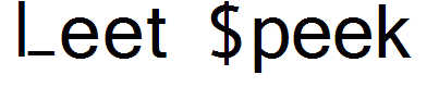 Leet Speek