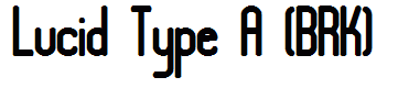 Lucid Type A (BRK)