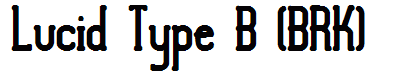Lucid Type B (BRK)