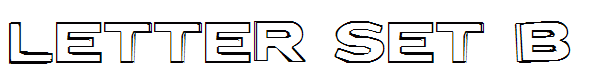 Letter Set B