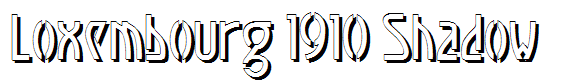 Loxembourg 1910 Shadow