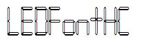 LEDFontHC