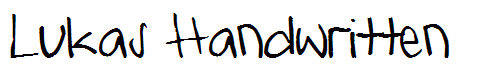 Lukas Handwritten