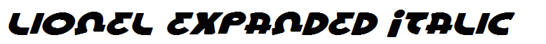 Lionel Expanded Italic