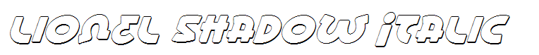 Lionel Shadow Italic