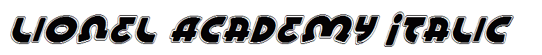 Lionel Academy Italic