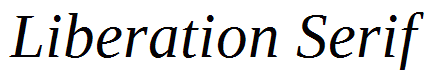 Liberation Serif