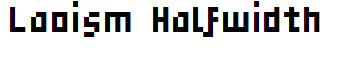 Laoism Halfwidth