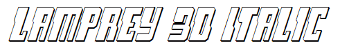 Lamprey 3D Italic