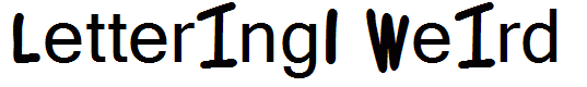 Lettering1 Weird