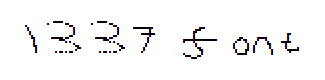1337 font