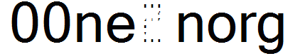00ne Znorg